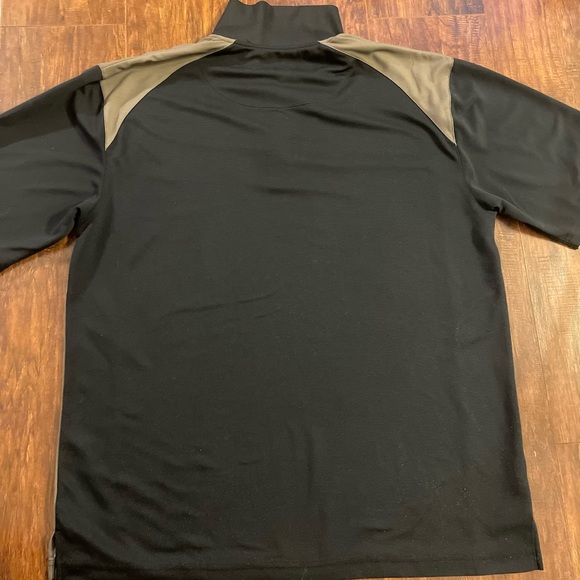 Grand Slam Golf Polo Athletic Performance XL Tall Black Taupe Tan - Picture 4 of 5